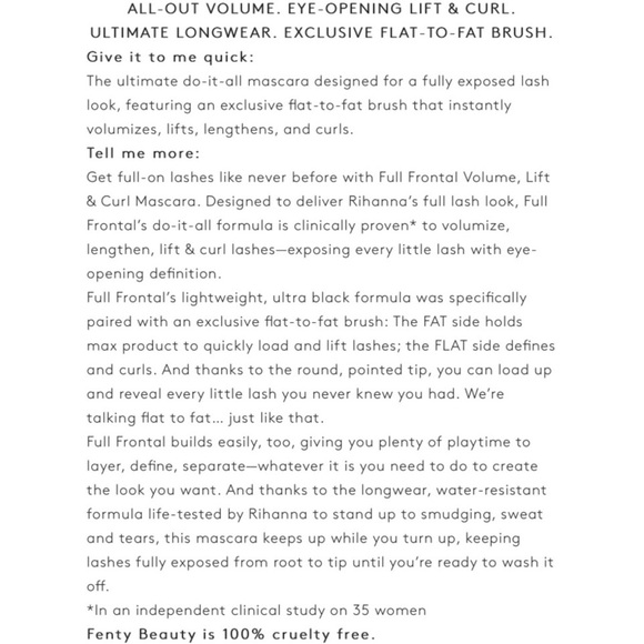 Fenty Beauty Full Frontal Volume Mascara - Picture 16 of 16